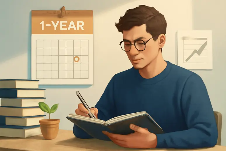 คู่มือพัฒนาตัวเองครบวงจร: สร้างวินัยและตั้งเป้าใน 1 ปี