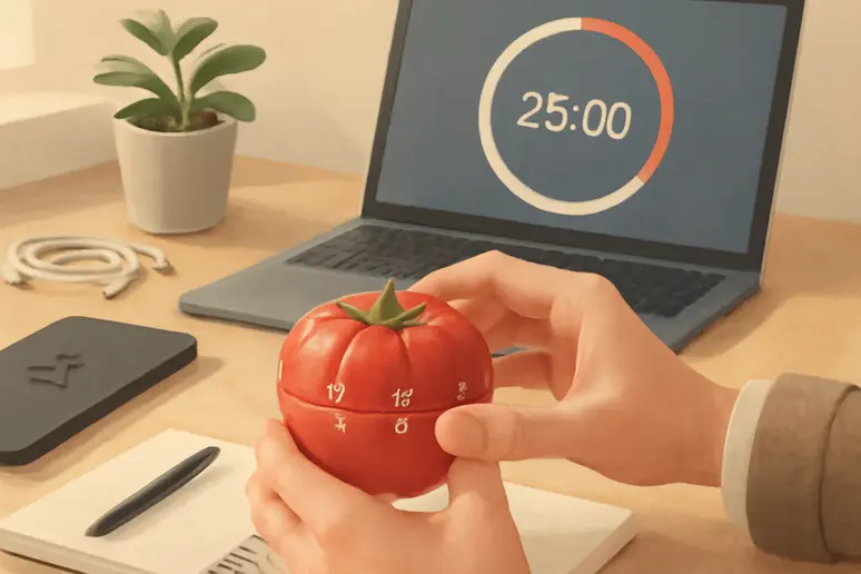 โพโมโดโร: เพิ่มสมาธิและประสิทธิภาพในยุคดิจิทัล
